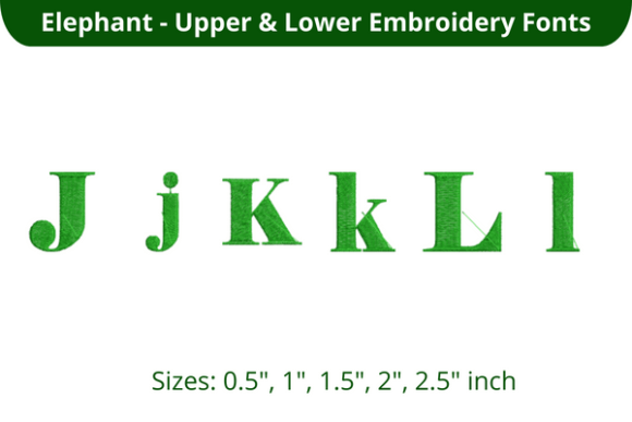 Elephant Font JKL: A Must-Have for Personalized Gifts